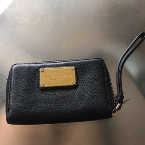 Leather wallet black